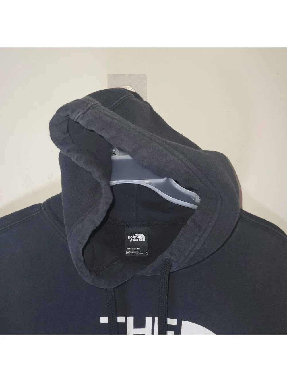 The North Face Men's Half Dome Logo Hoodie Black Size M Pullover Sweatshirt